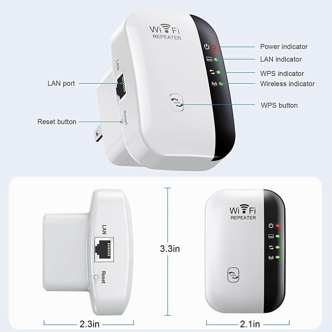 Répéteur WiFi 300Mb/s – Boostez votre connexion en quelques secondes !