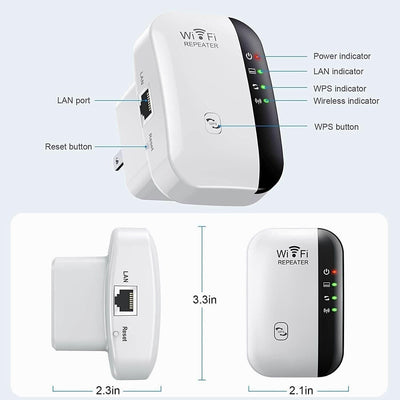 Répéteur WiFi 300Mb/s – Boostez votre connexion en quelques secondes !