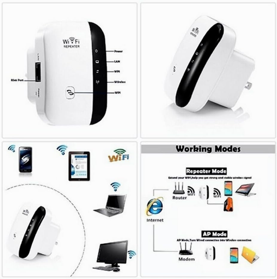 Répéteur WiFi 300Mb/s – Boostez votre connexion en quelques secondes !