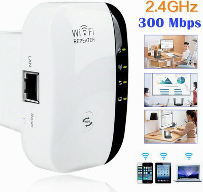 Répéteur WiFi 300Mb/s – Boostez votre connexion en quelques secondes !