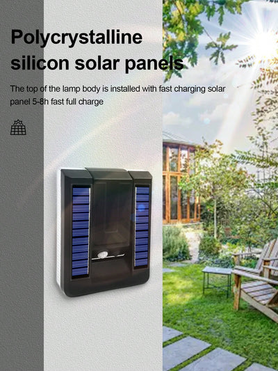 Lampe Solaire Murale Extérieure “Smart Sensor – 3 Modes”