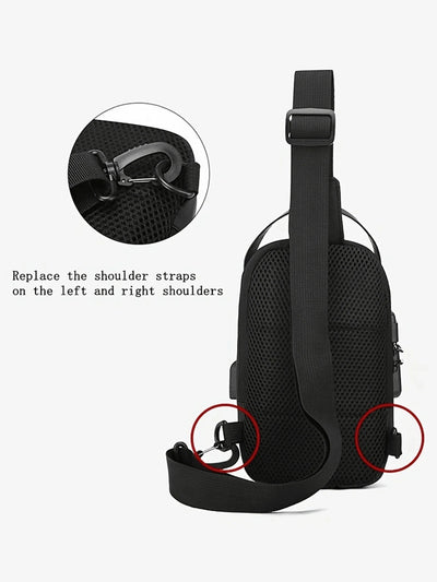 Sac à Dos Anti-Vol USB – Sécurité &amp; Confort pour Homme &amp; Femme