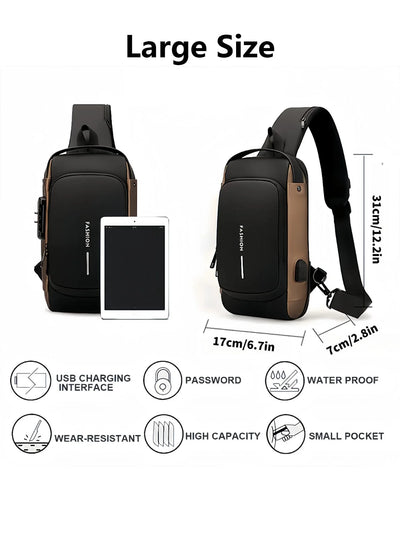 Sac à Dos Anti-Vol USB – Sécurité &amp; Confort pour Homme &amp; Femme