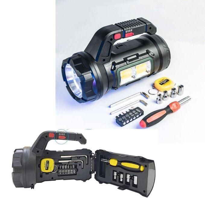 مصباح يدوي متعدد الوظائف مع صندوق أدوات مدمج (GA)