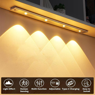 مصباح  فائق الرقة مع مستشعر حركة