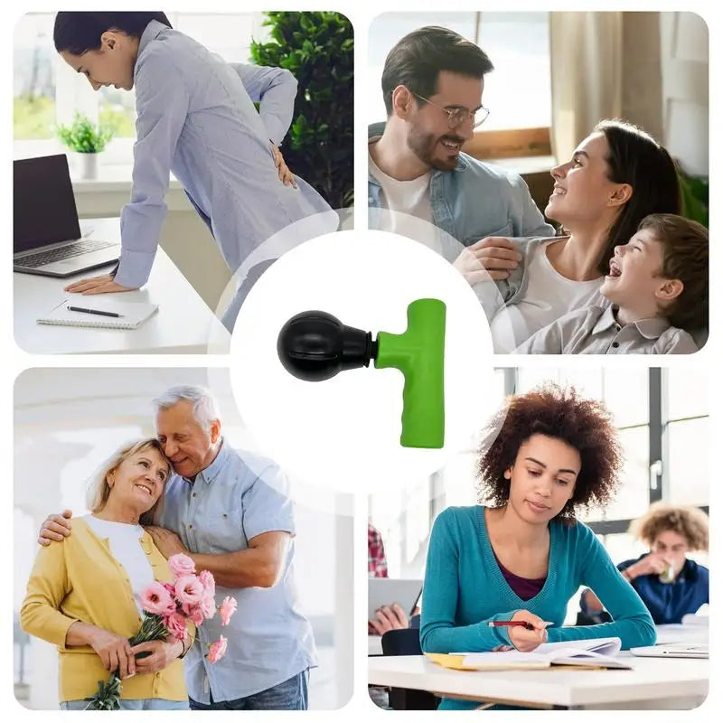 💪 Mini Masseur Portable – Soulage la douleur et détend les muscles