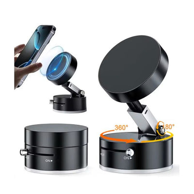 Support de Téléphone Magnétique à Ventouse – Fixation Ultra Puissante