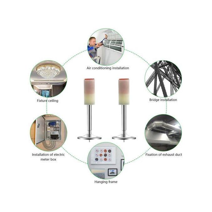علبة فيها 100 مسمار للمسدس اليدوي ديال التثبيت