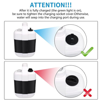 Douche Portable Rechargeable – Parfaite pour le Camping &amp; l’Extérieur