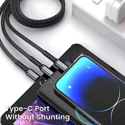 Câble de charge intelligent 3-en-1 – 100 W avec écran LED