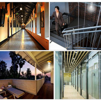 محول مأخذ ذكي مع حساس حركة للمصباح (زاوية 360°)