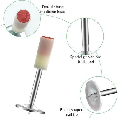 علبة فيها 100 مسمار للمسدس اليدوي ديال التثبيت