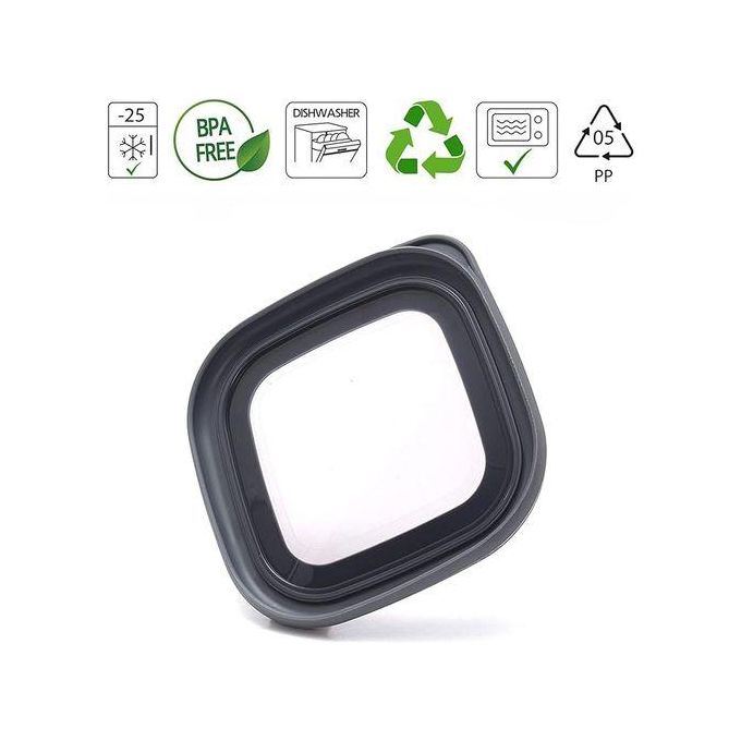 Set de 3 Bocaux en Verre avec Couvercle