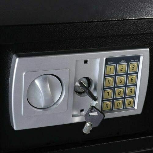 Coffre-fort à serrure digitale + 2 clés de secours