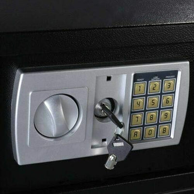 Coffre-fort à serrure digitale + 2 clés de secours