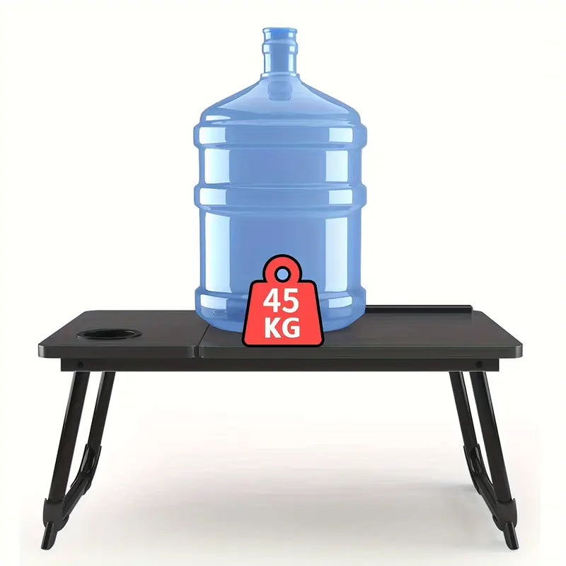 Table Pliante Réglable Multifonction – Bureau Portable Ergonomique avec Porte-Gobelet