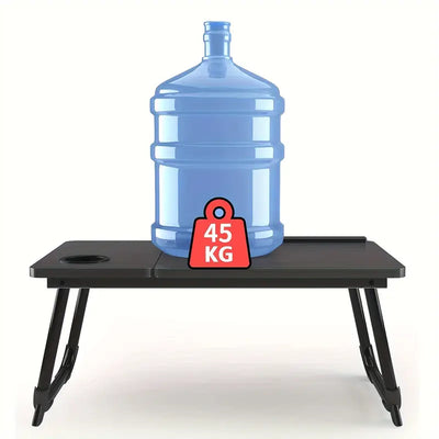 Table Pliante Réglable Multifonction – Bureau Portable Ergonomique avec Porte-Gobelet