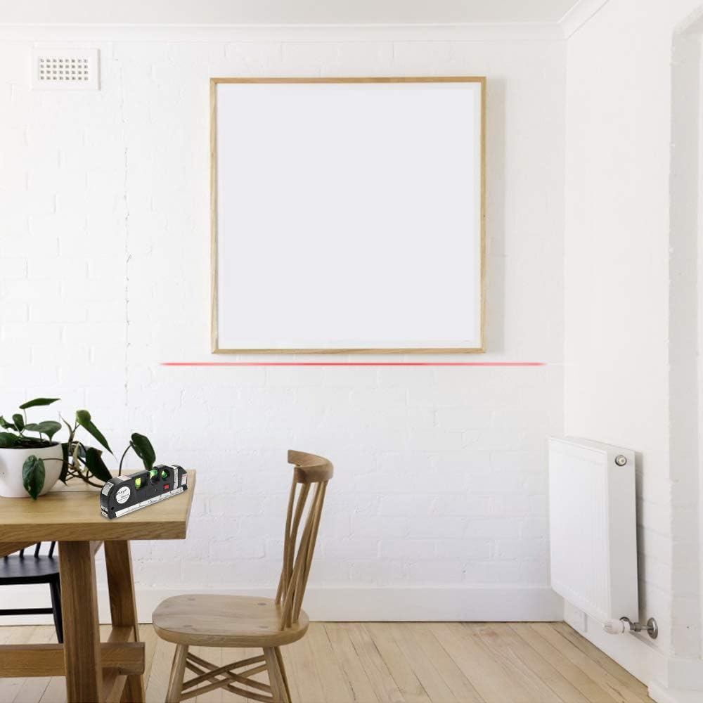 عرض مزدوج: ميزان ليزر متعدد الوظائف + علبة مفاتيح 46 قطعة