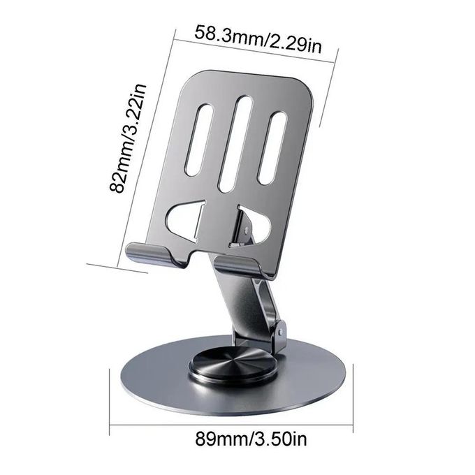 Support de Téléphone Métallique Réglable, Élégant et Pratique (GA)
