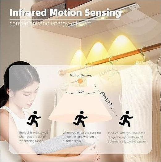 مصباح  فائق الرقة مع مستشعر حركة