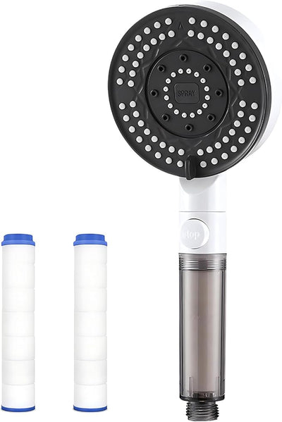 Pommeau Filtrant 6 Modes avec 2 Filtres de Rechange (GA)