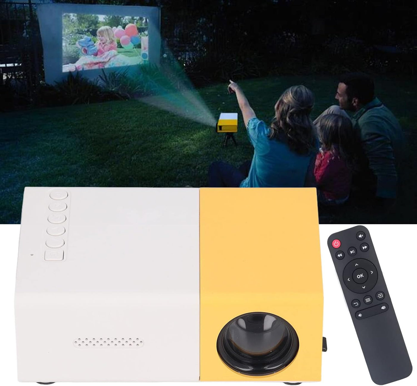 Mini Projecteur LED Portable Full HD 1080p