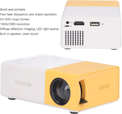Mini Projecteur LED Portable Full HD 1080p