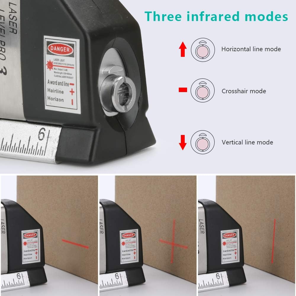 عرض مزدوج: ميزان ليزر متعدد الوظائف + علبة مفاتيح 46 قطعة