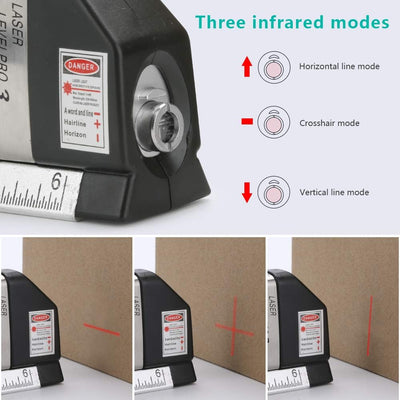 عرض مزدوج: ميزان ليزر متعدد الوظائف + علبة مفاتيح 46 قطعة