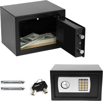 Coffre-fort à serrure digitale + 2 clés de secours