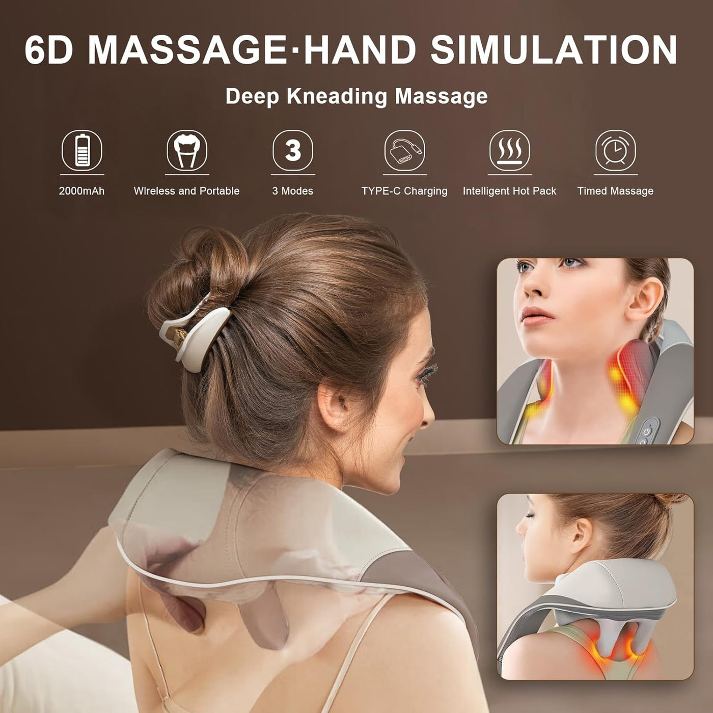 مدلك الرقبة والظهر