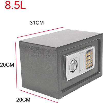 Coffre-fort à serrure digitale + 2 clés de secours