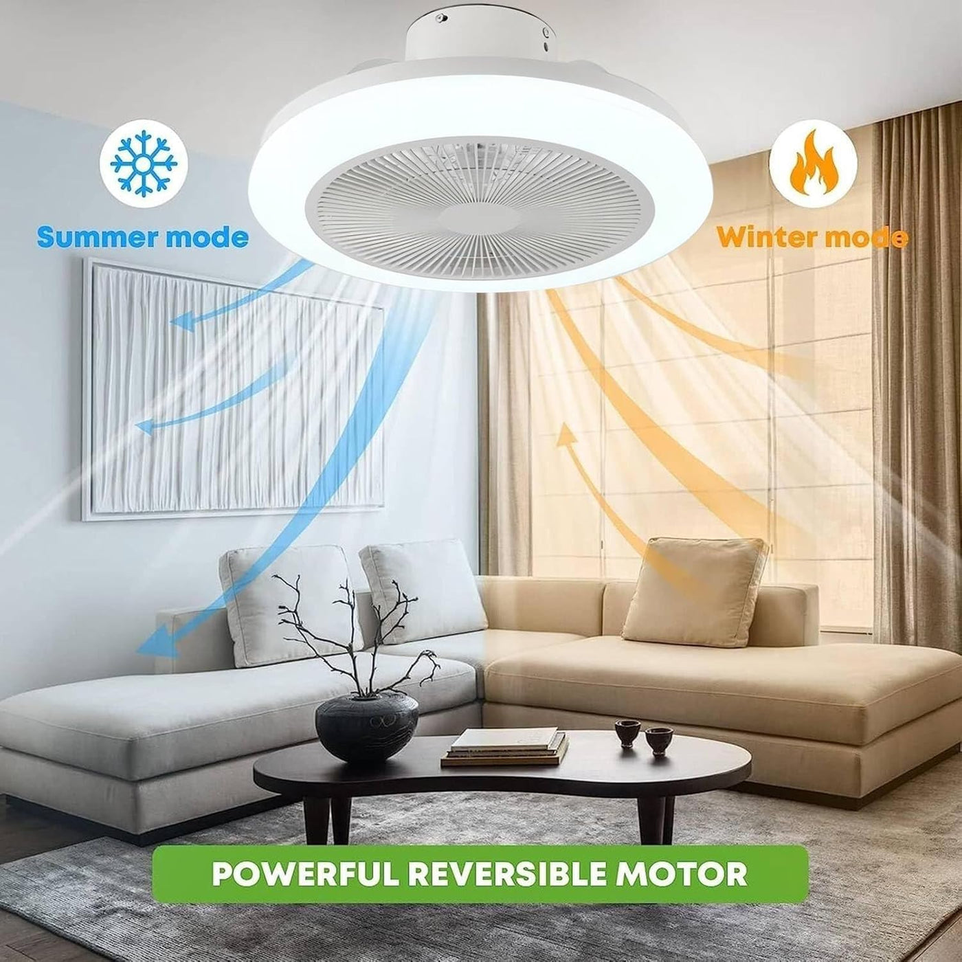 💡 مروحة ومصباح فآن واحد… جهاز 2 فـ1 كيجمع الراحة مع الأناقة