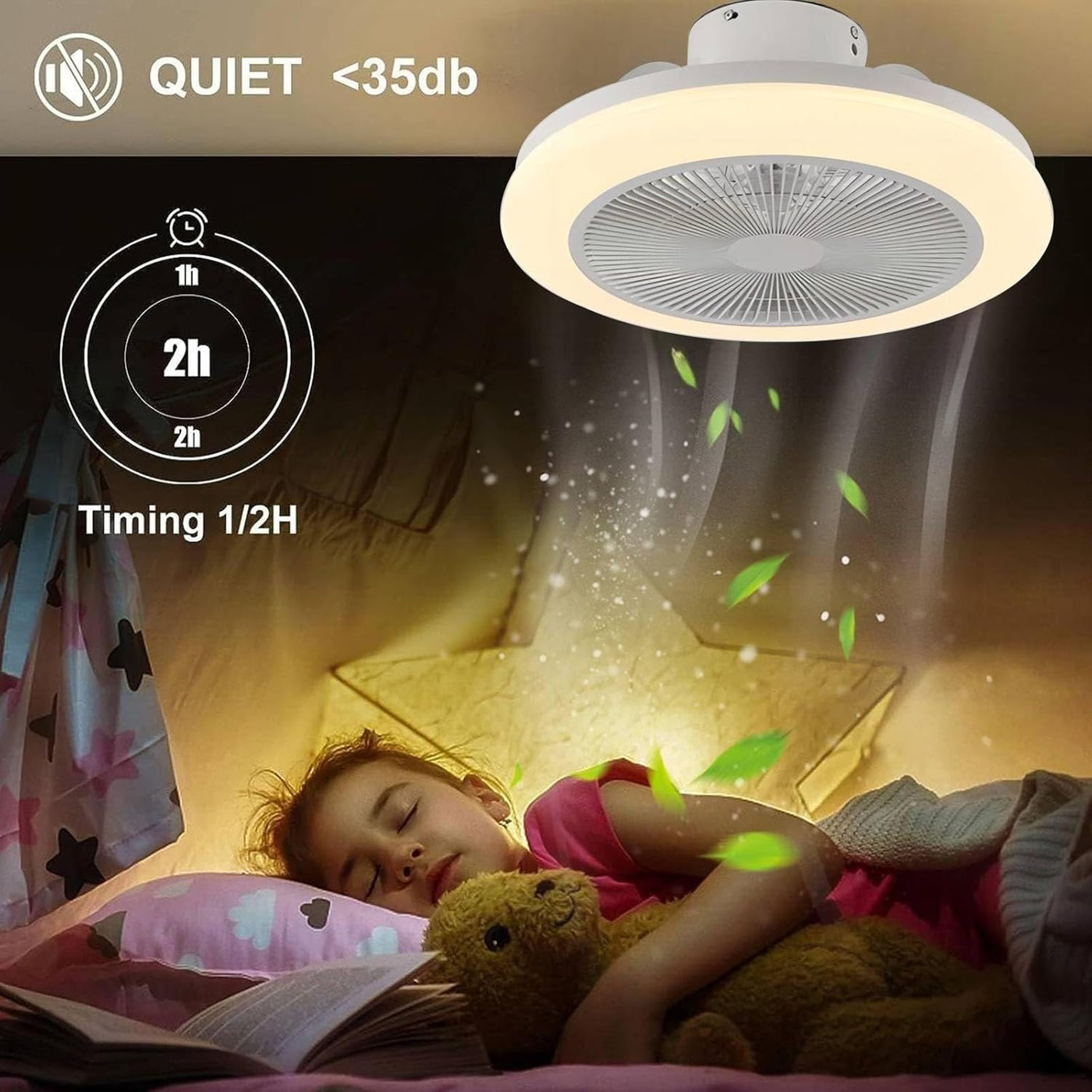 💡 مروحة ومصباح فآن واحد… جهاز 2 فـ1 كيجمع الراحة مع الأناقة