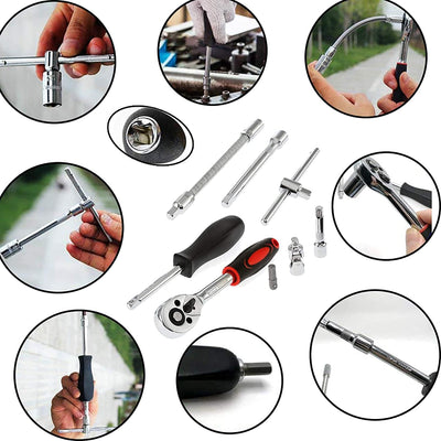 عرض مزدوج: ميزان ليزر متعدد الوظائف + علبة مفاتيح 46 قطعة