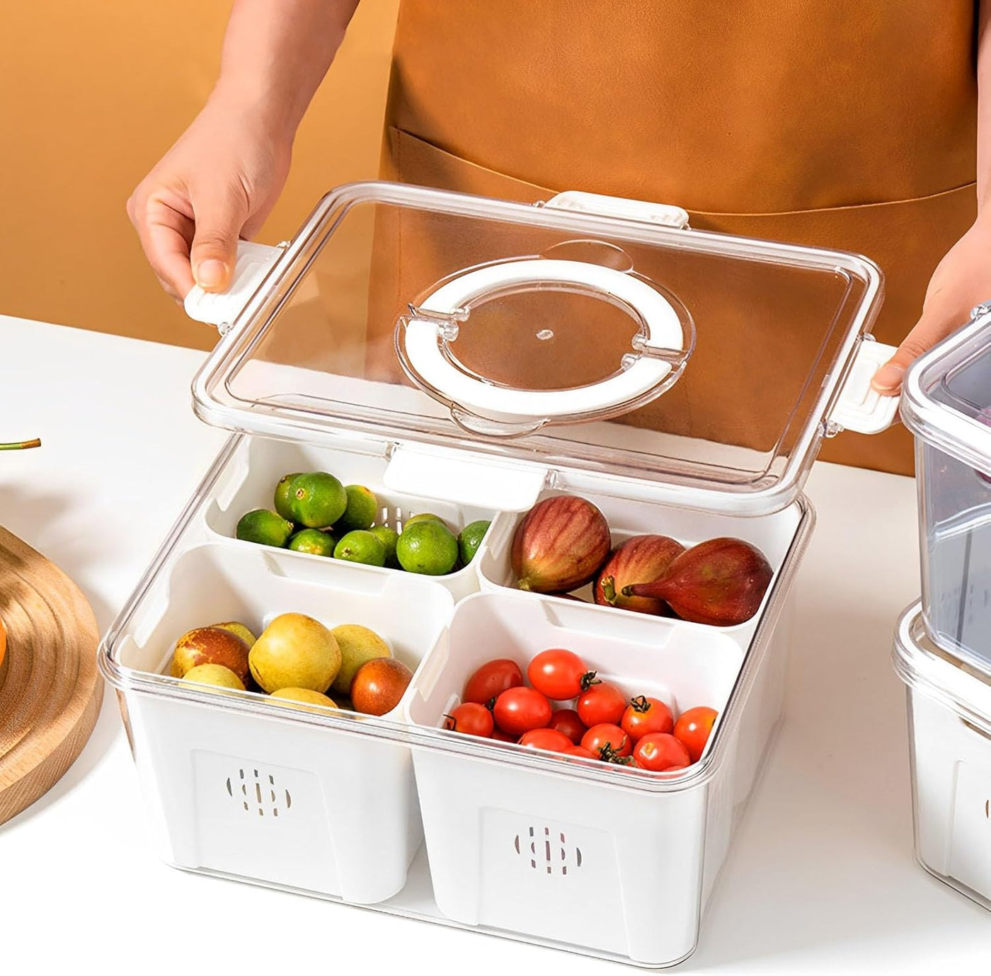 صحن تخزين وتنظيم الطعام نظافة، ترتيب، وانتعاش دائم