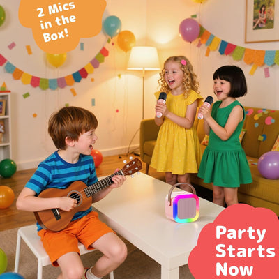 🌟 Karaoké Duo LED – Rires, chants et souvenirs en famille garantis ! (GA)
