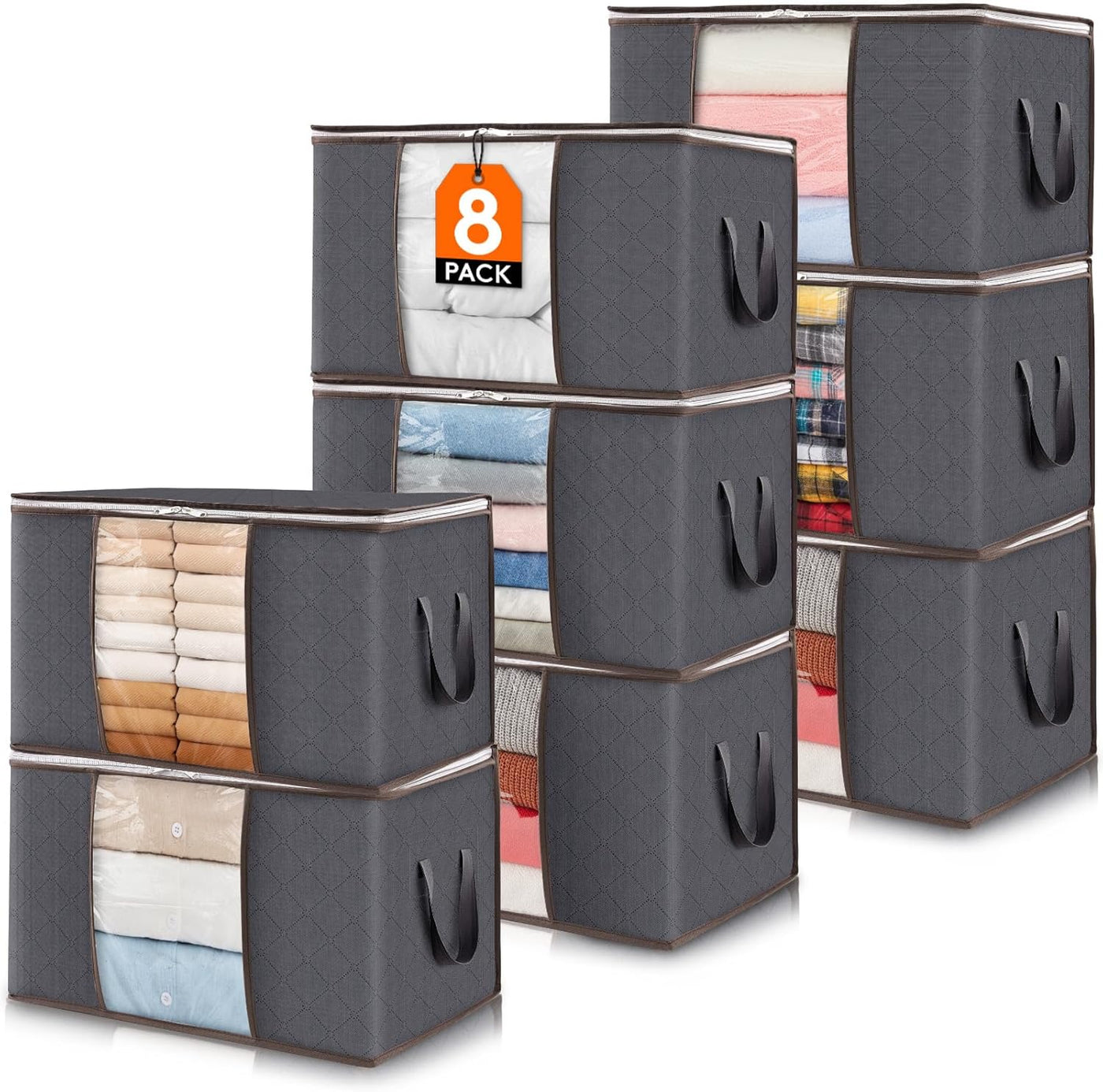 Lot de Sacs de Rangement Pliables – Grande Capacité &amp; Ultra Pratiques