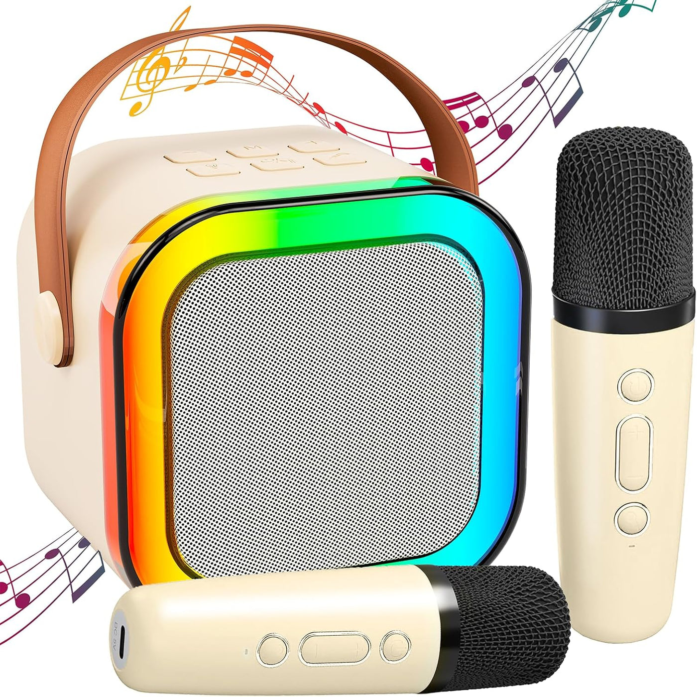 🌟 Karaoké Duo LED – Rires, chants et souvenirs en famille garantis ! (GA)