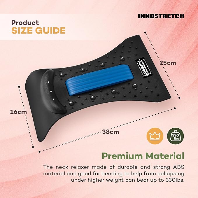 Support dorsal magnétique avec points d’acupression pour détendre et soulager le dos 💆✨