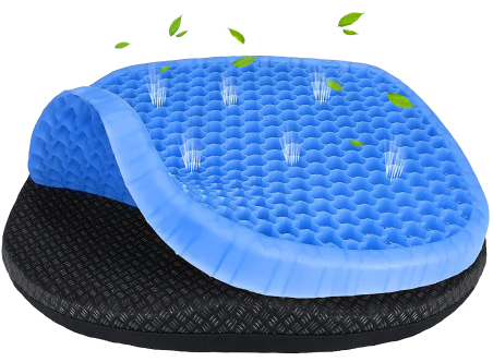 وسادة لراحة الجلوس “Egg Sitter” — جل تنفّسي وشكل قرص العسل (TK2)