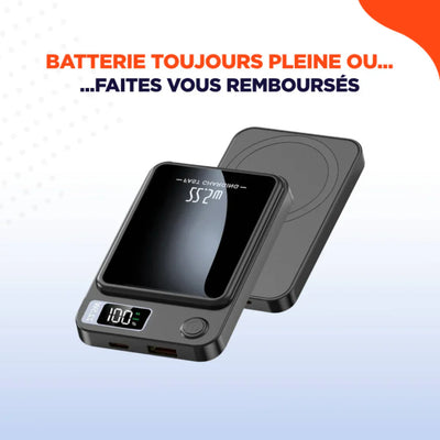 ChargeMax™ – Batterie Externe Magnétique Ultra-Puissante