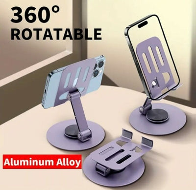 Support de Téléphone Métallique Réglable, Élégant et Pratique (GA)