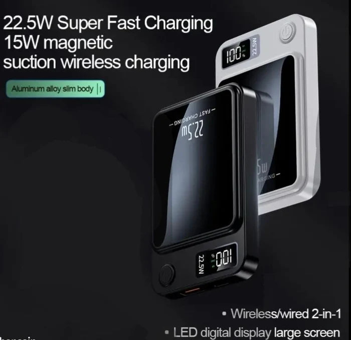 ChargeMax™ – Batterie Externe Magnétique Ultra-Puissante