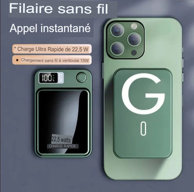 ChargeMax™ – Batterie Externe Magnétique Ultra-Puissante