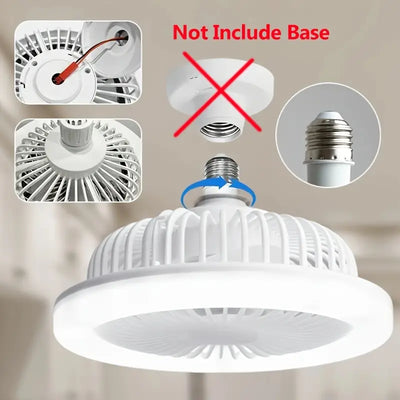 Ventilateur de plafond LED avec télécommande