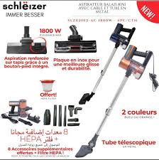 🌀✨ Aspirateur électrique Schleizer 1800 W – La puissance du nettoyage complet dans un seul appareil (TK)