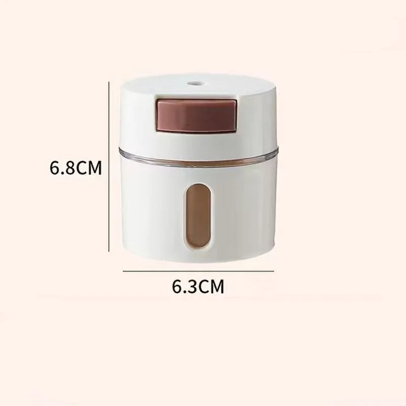 🌿✨ Distributeur mural rotatif d’épices 6 en 1 – Organisation élégante et pratique pour votre cuisine !