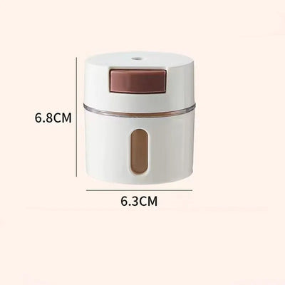 🌿✨ Distributeur mural rotatif d’épices 6 en 1 – Organisation élégante et pratique pour votre cuisine !