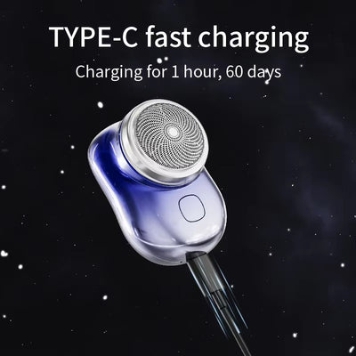 Mini Rasoir Électrique Portable – USB Type-C, Haute Précision, Étanche IPX7